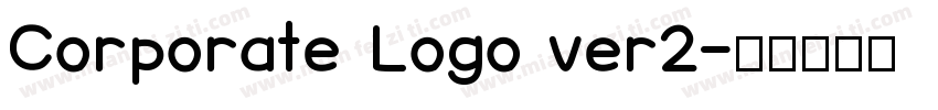 Corporate Logo ver2字体转换